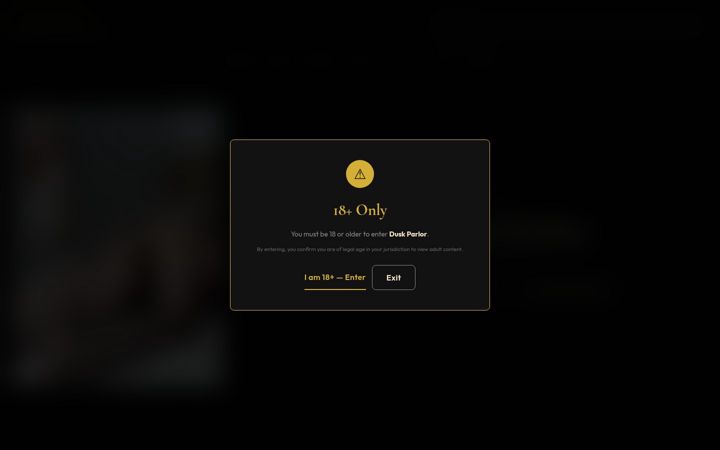 Screenshot of duskparlor.com