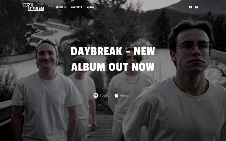 Screenshot of duskramblers.com