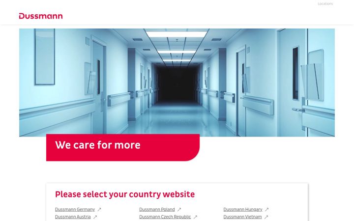 Screenshot of dussmann.com
