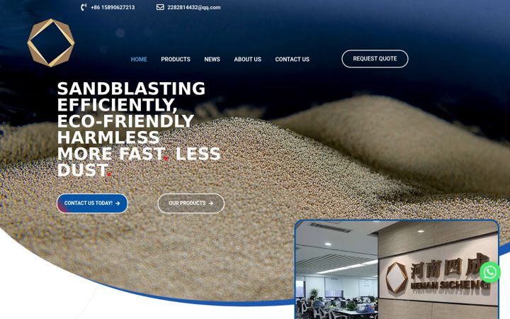 Screenshot of dustfree-sand.com