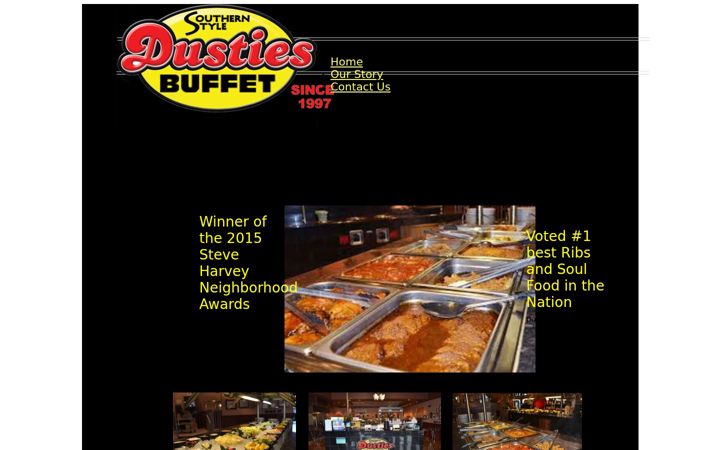 Screenshot of dustiesgrill.com