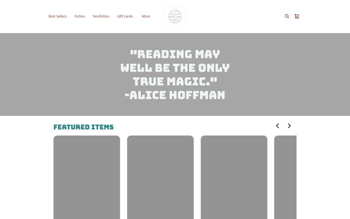 Skjermbilde av dusty-bookshelf.square.site