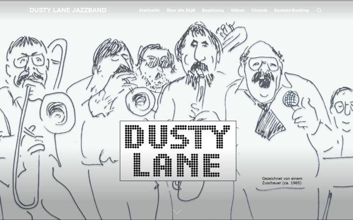 Screenshot of dustylane-jazzband.de