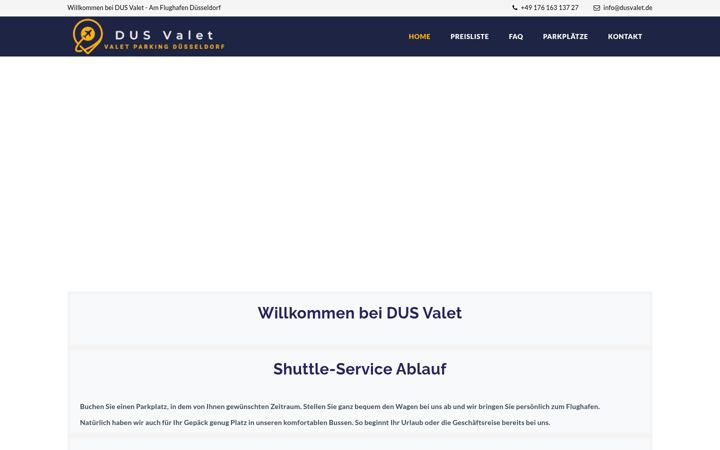 Screenshot of dusvalet.de