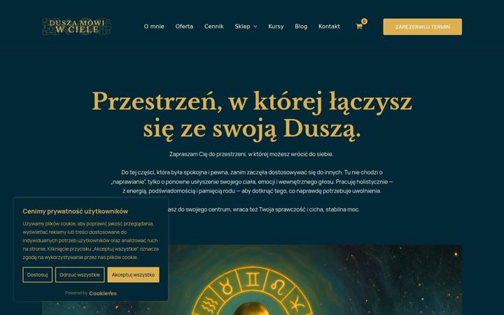 Captura de ecrã de duszamowiwciele.pl