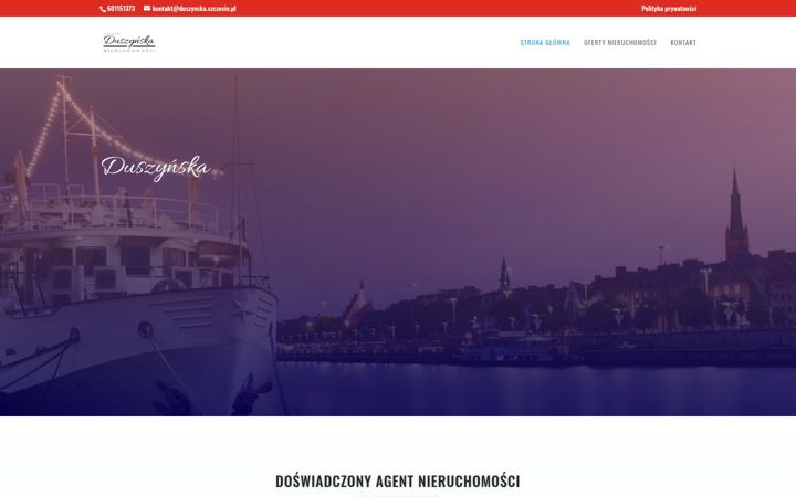 Captura de ecrã de duszynska.szczecin.pl