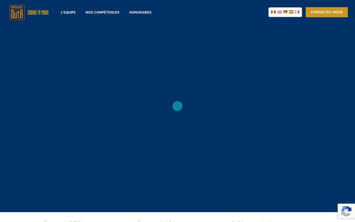 Screenshot van duta.fr