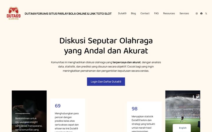 Snimka zaslona za duta69.com