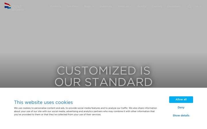 Screenshot of dutch-blower.com