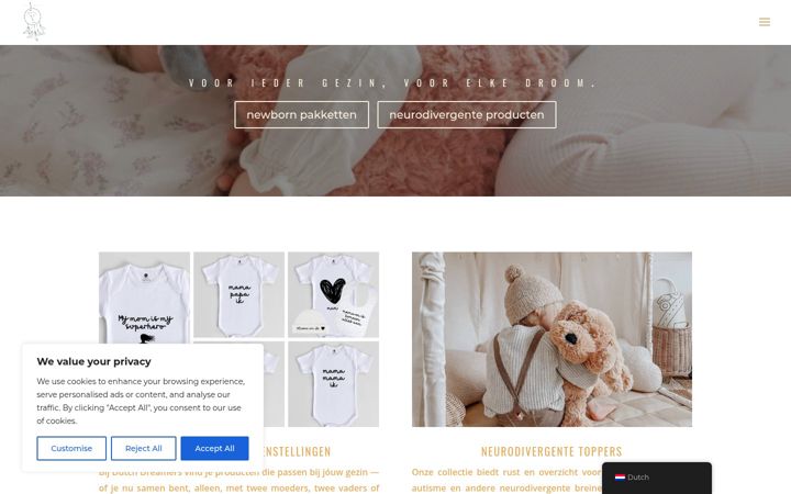 Screenshot of dutch-dreamers.com
