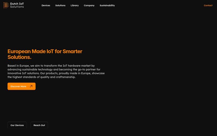 Screenshot of dutch-iot.com