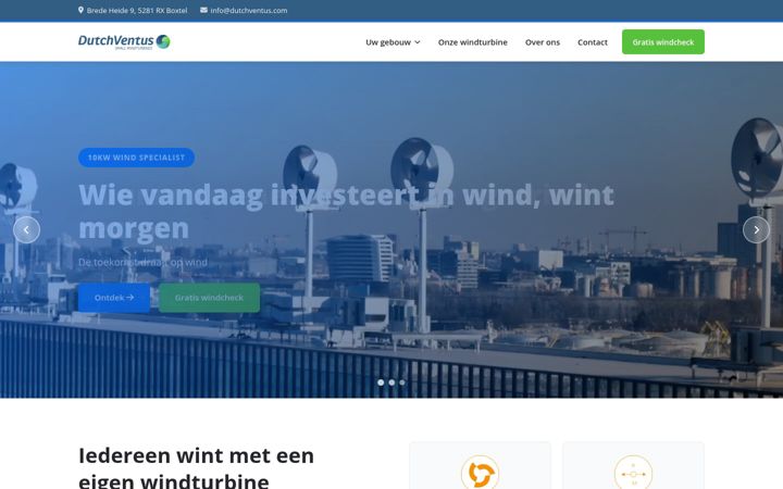 Screenshot of dutch-ventus.de
