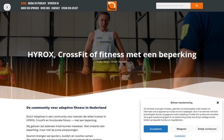 Screenshot of dutchadaptives.com