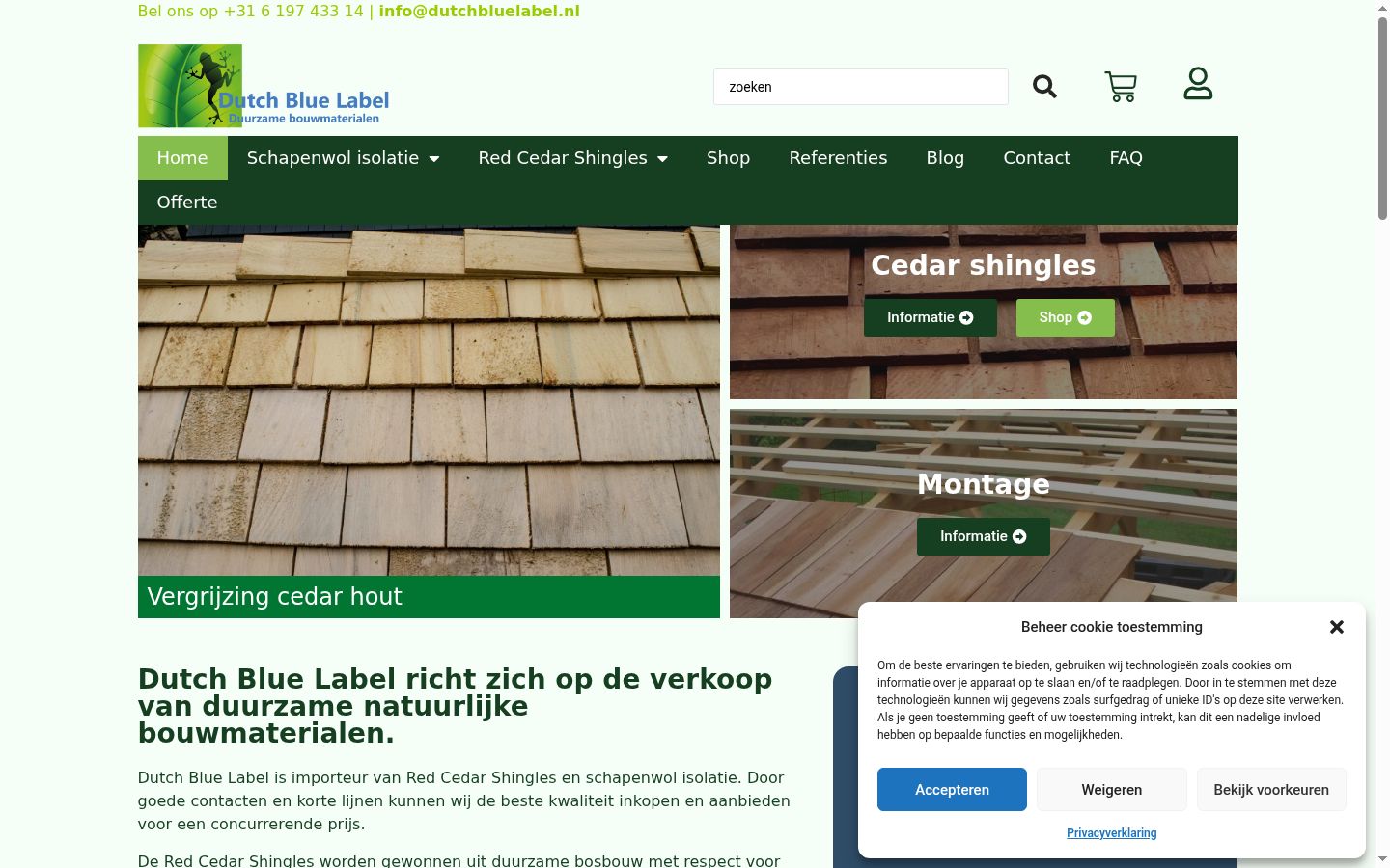 Screenshot tal-banner tal-kunsens muri qabel kwalunkwe interazzjoni