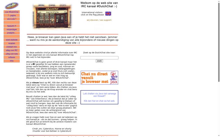 Zrzut ekranu dutchchat.org