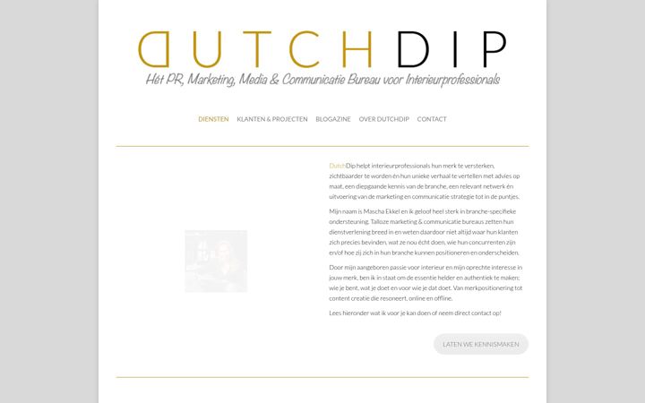 Screenshot di dutchdip.nl