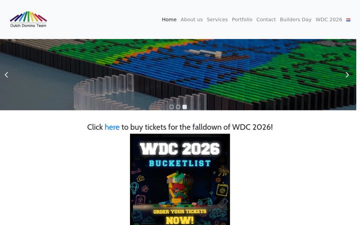 Screenshot di dutchdominoteam.nl