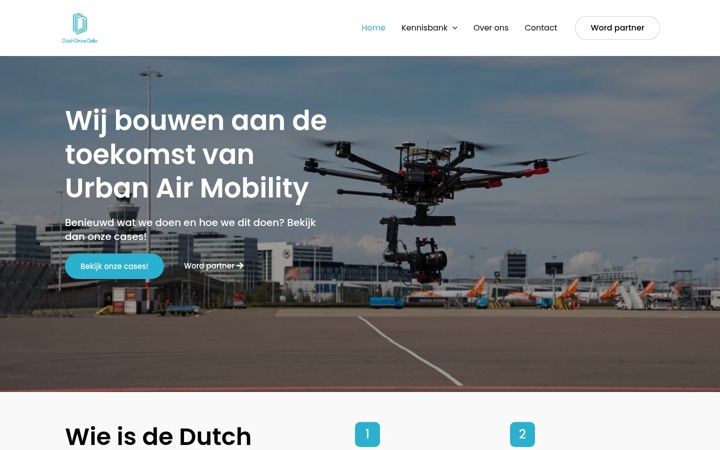 Screenshot di dutchdronedelta.nl