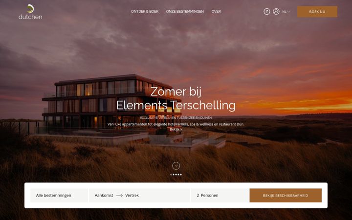 Screenshot di dutchen.nl
