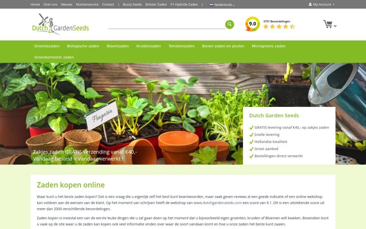 Screenshot of dutchgardenseeds.com