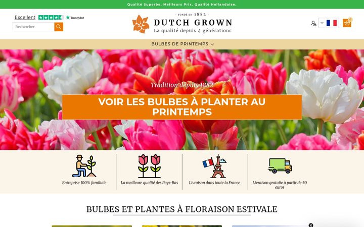 Screenshot of dutchgrown.fr