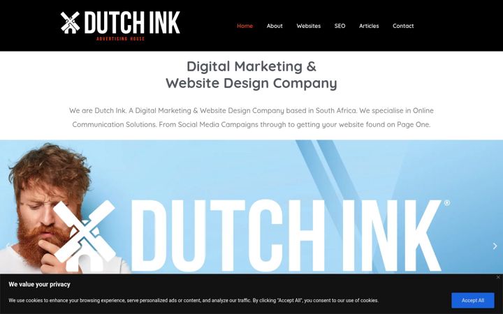 Capture d'écran de dutchink.co.uk
