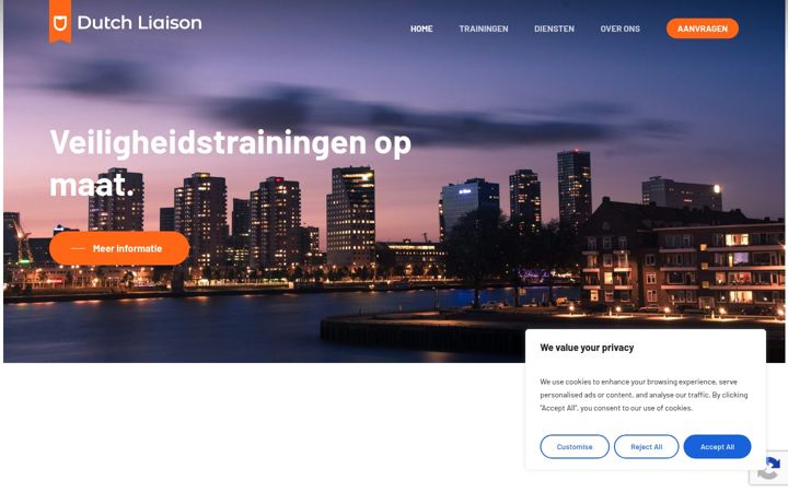 Screenshot of dutchliaison.com