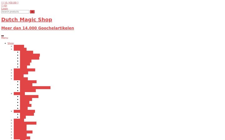 Screenshot of dutchmagicshop.com