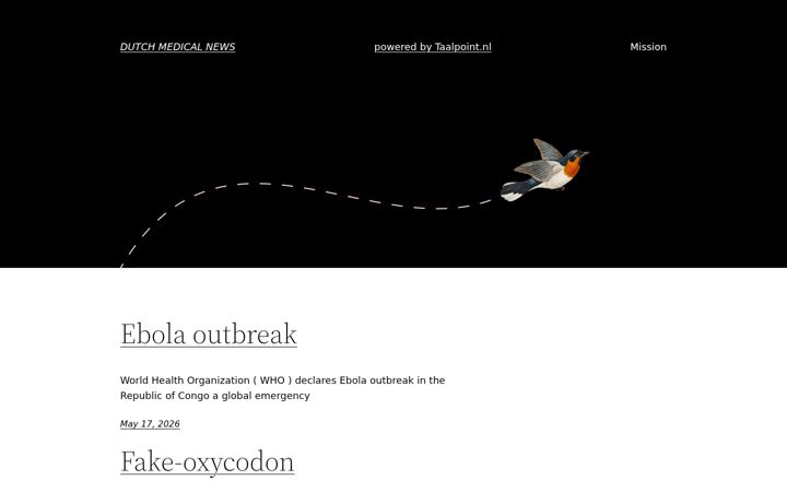 Screenshot di dutchmedicalnews.nl