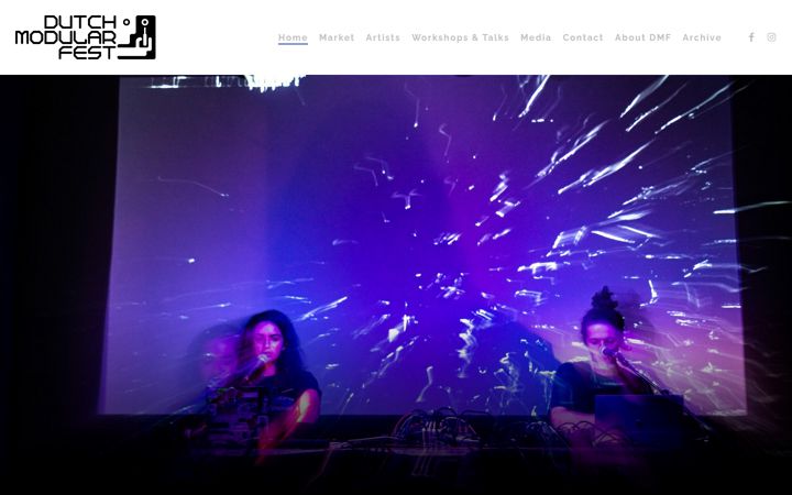 Screenshot of dutchmodularfest.com
