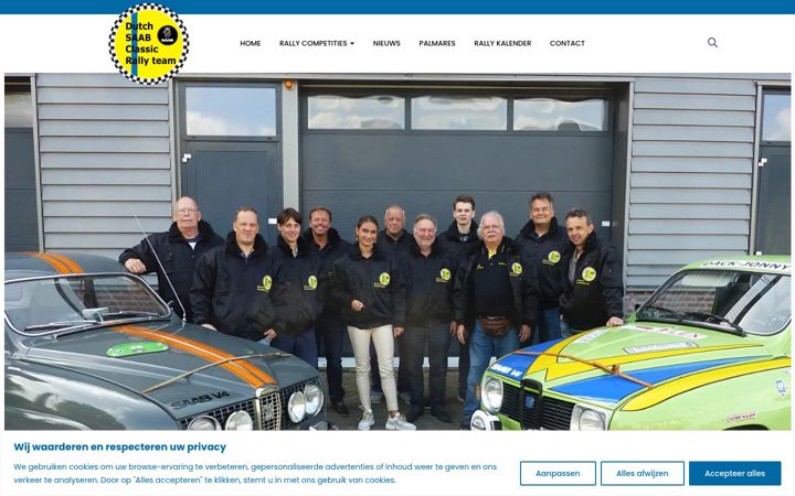 Screenshot di dutchsaabclassicrallyteam.nl