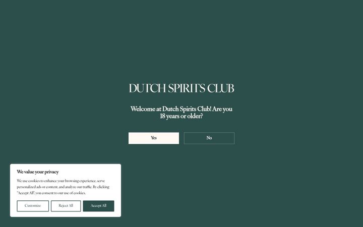 Screenshot of dutchspiritsclub.com