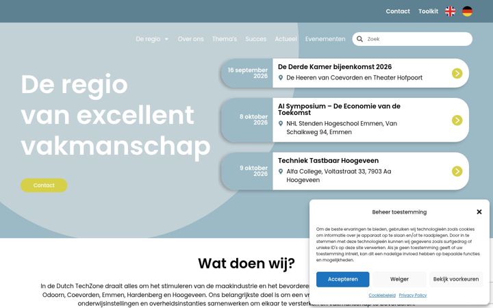 Screenshot di dutchtechzone.nl