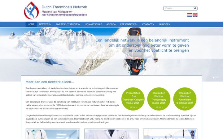 Zrzut ekranu dutchthrombosisnetwork.org