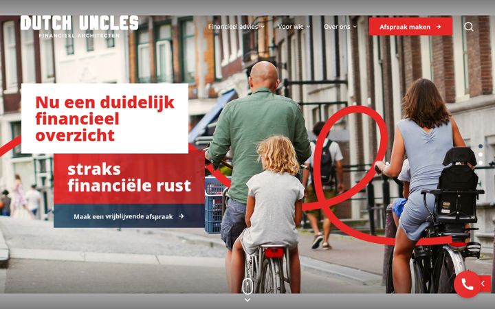 Screenshot di dutchuncles.nl