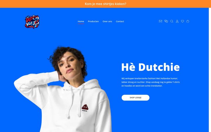Screenshot di dutchvalues.nl