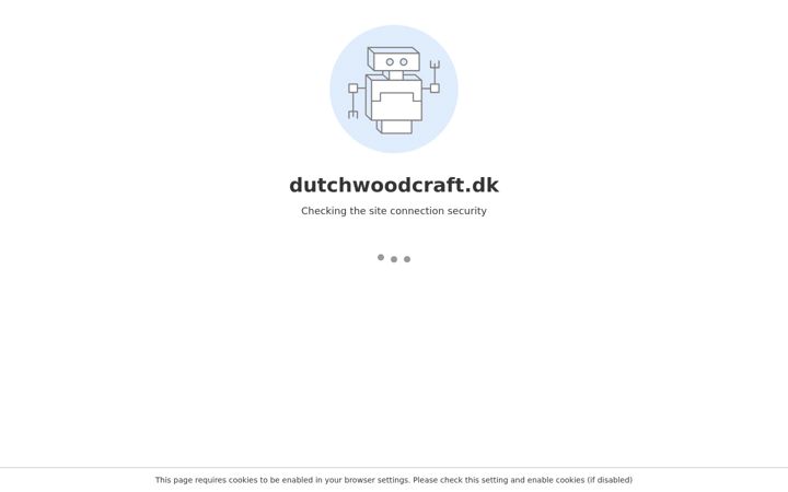 Skjermbilde av dutchwoodcraft.dk