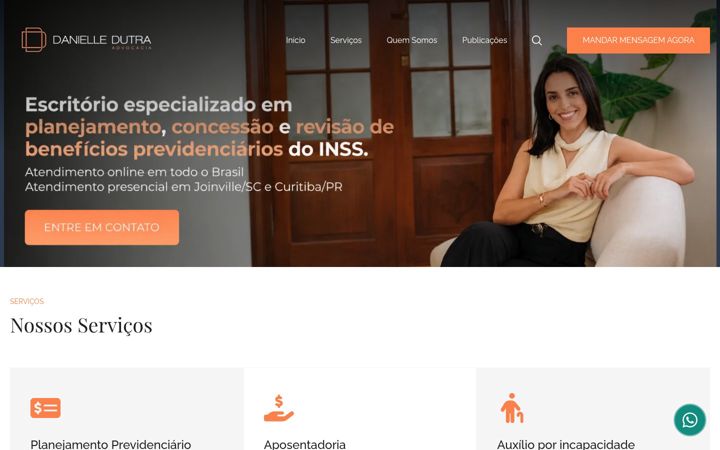 Screenshot ta' dutraadvprevidenciaria.com.br