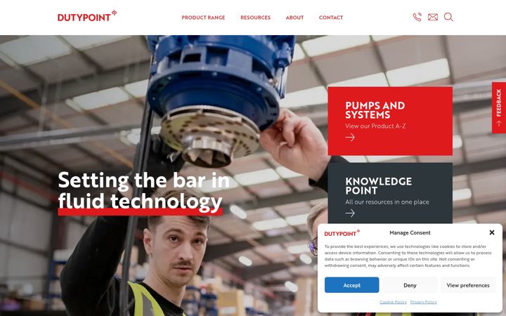 Screenshot of dutypoint.com