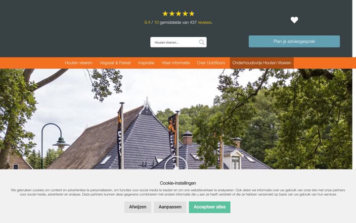 Screenshot of dutzfloors.com