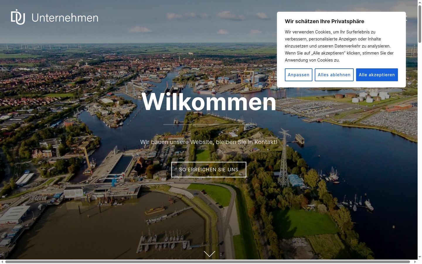 Screenshot tal-banner tal-kunsens muri qabel kwalunkwe interazzjoni