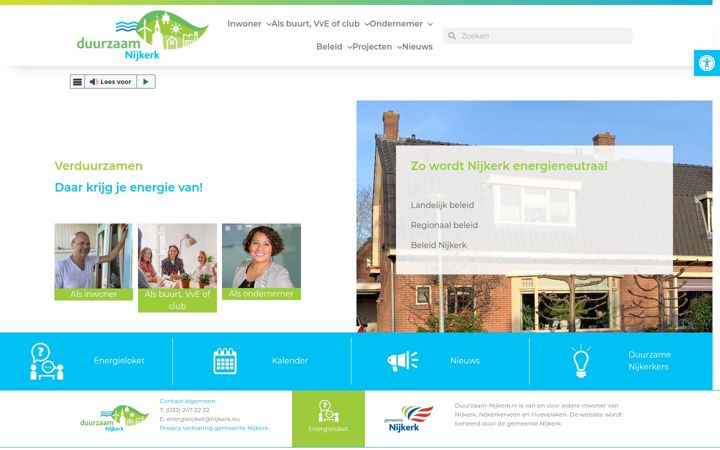 Screenshot di duurzaam-nijkerk.nl