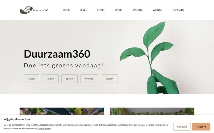 Screenshot di duurzaam360.nl