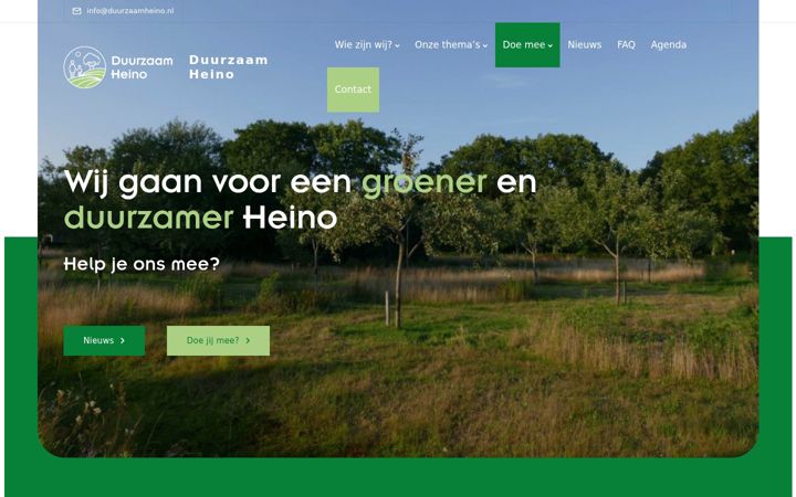 Screenshot di duurzaamheino.nl