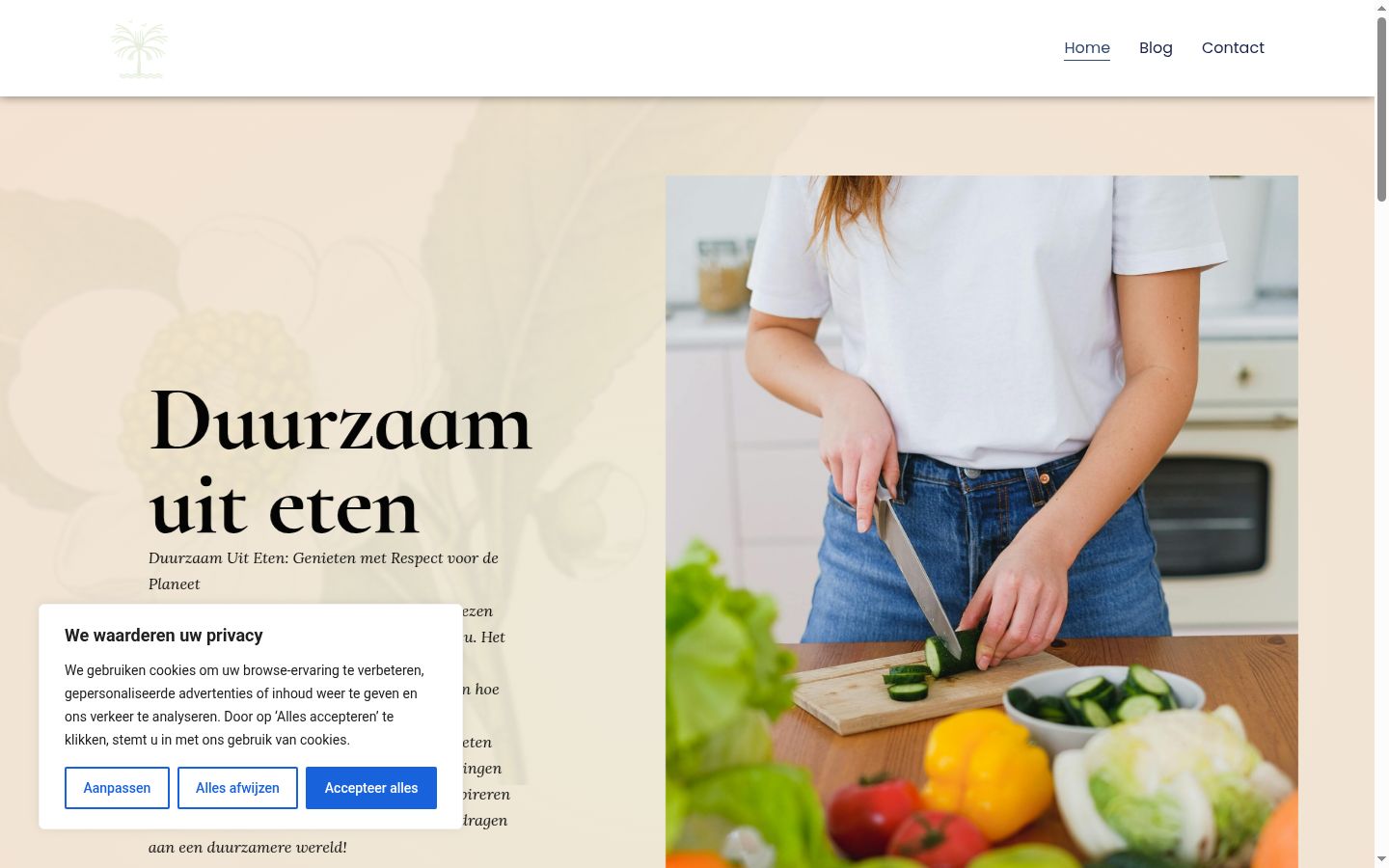 Screenshot tal-banner tal-kunsens muri qabel kwalunkwe interazzjoni