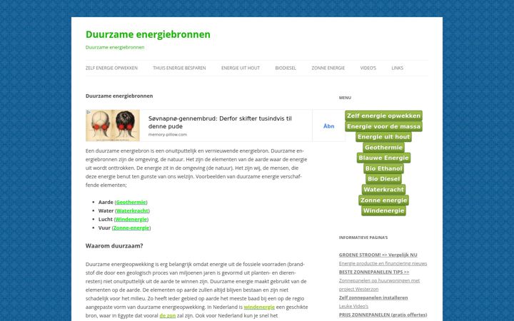 Screenshot di duurzameenergiebronnen.nl