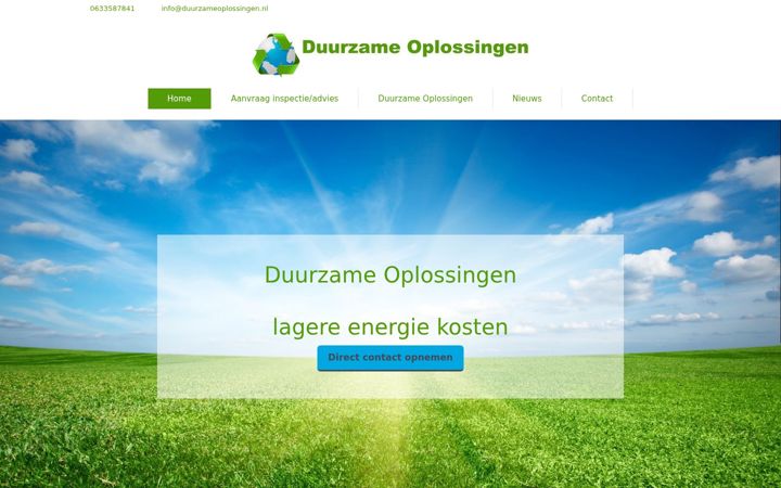 Screenshot von duurzameoplossing.com