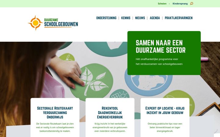 Screenshot di duurzameschoolgebouwen.nl