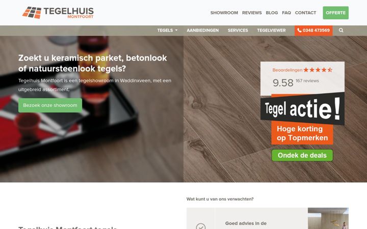 Screenshot di duurzametegels.nl