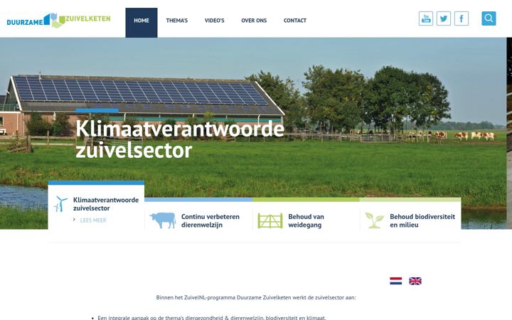 Screenshot di duurzamezuivelketen.nl